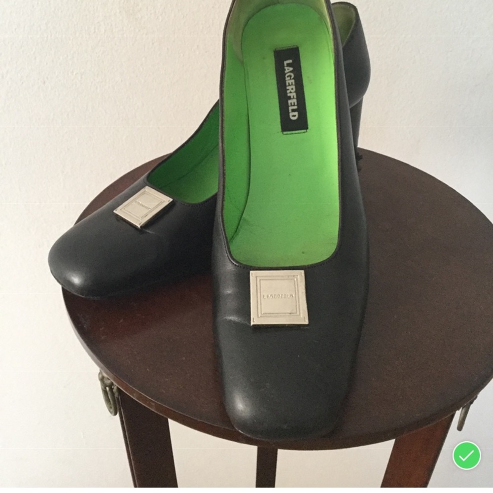Karl Lagerfeld navy shoes